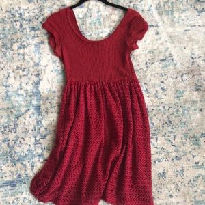 Francesca’s Blue Rain Dress Small